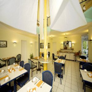 F-1010 Strandhaus Moenchgut B&B Doppelzimmer Nr 35 로베 레스토랑 사진